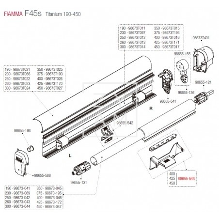 KIT SOPORTE RODILLO F45/F1