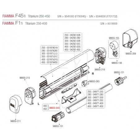 KIT SOPORTE RODILLO F45/F1