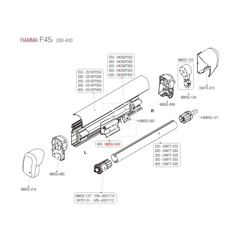 KIT SOPORTE RODILLO F45/F1