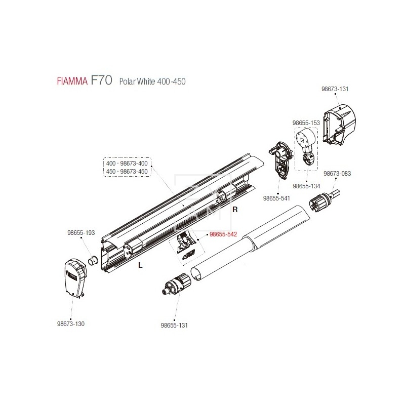 KIT SOPORTE RAFTER ARMAZON F45/F70