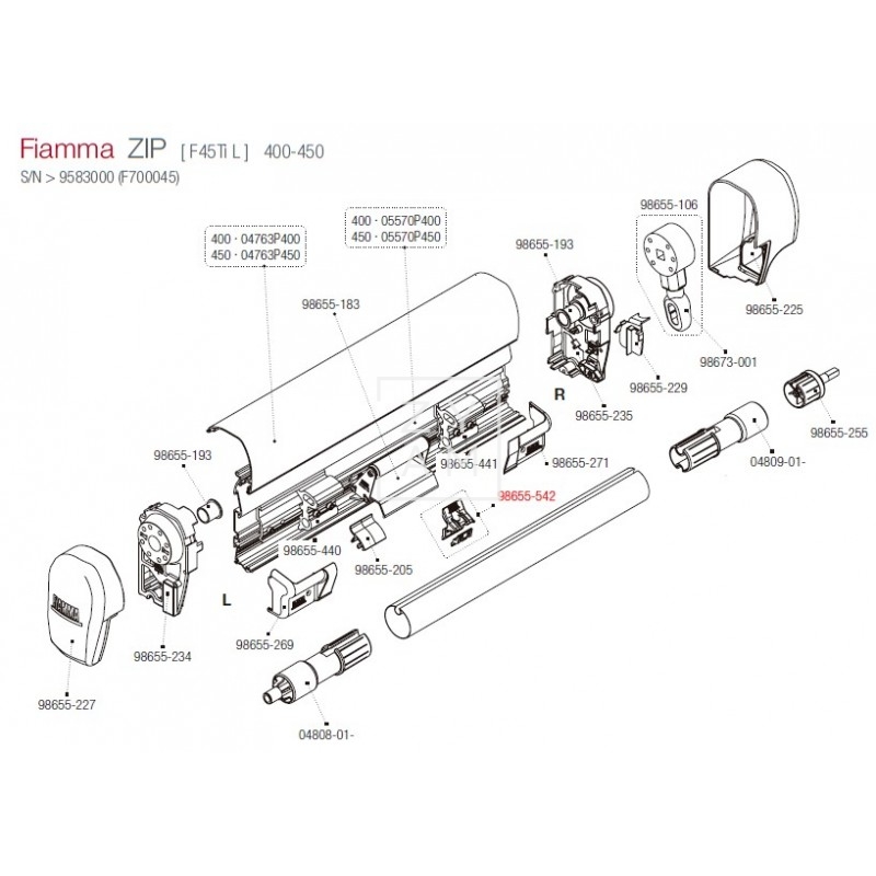 KIT SOPORTE RAFTER ARMAZON F45/F70