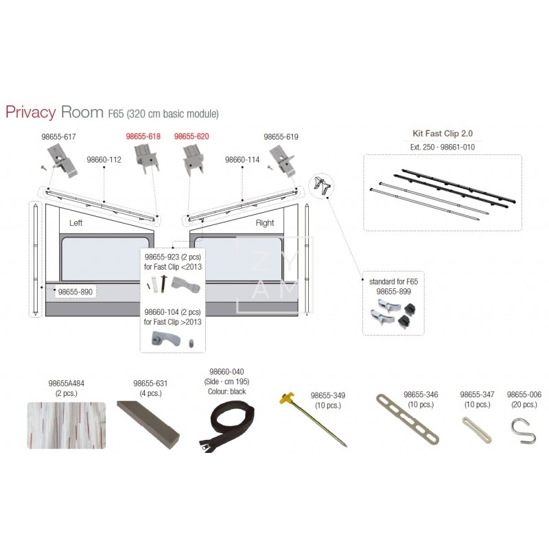 ACOPLE EN PATA FAST CLIP
