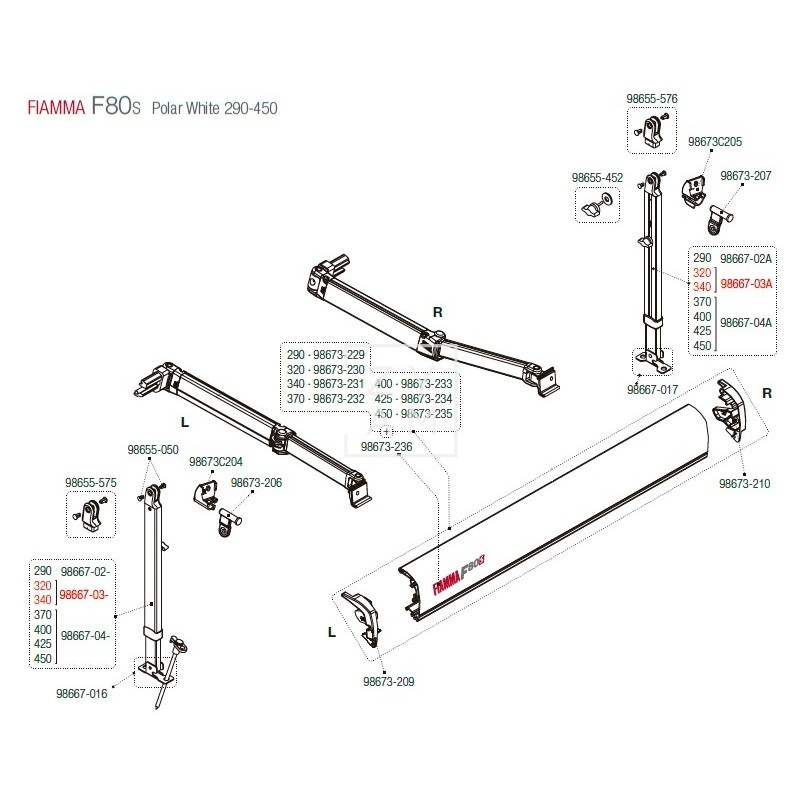 PATA F65S/F80S 320-340