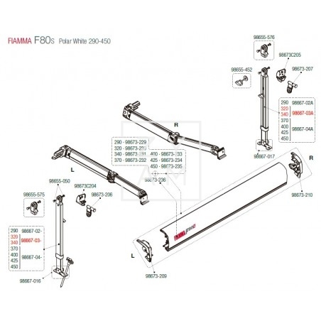 PATA F65S/F80S 320-340