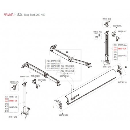 PATA F65S/F80S 320-340