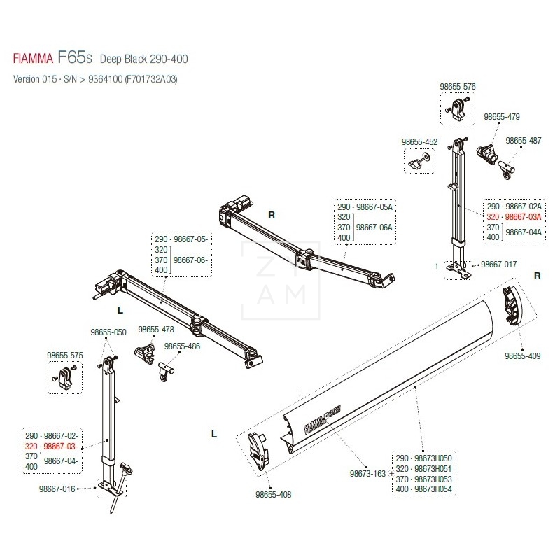 PATA F65S/F80S 320-340