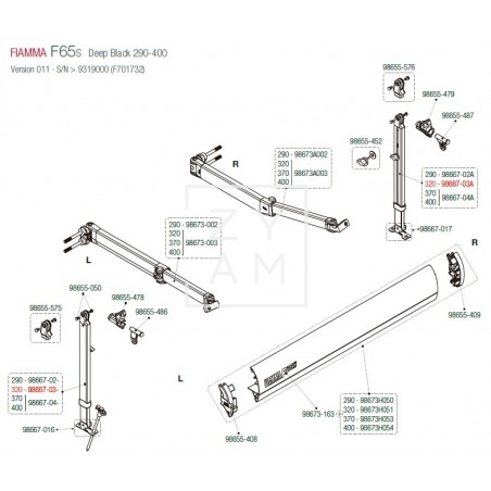 PATA F65S/F80S 320-340