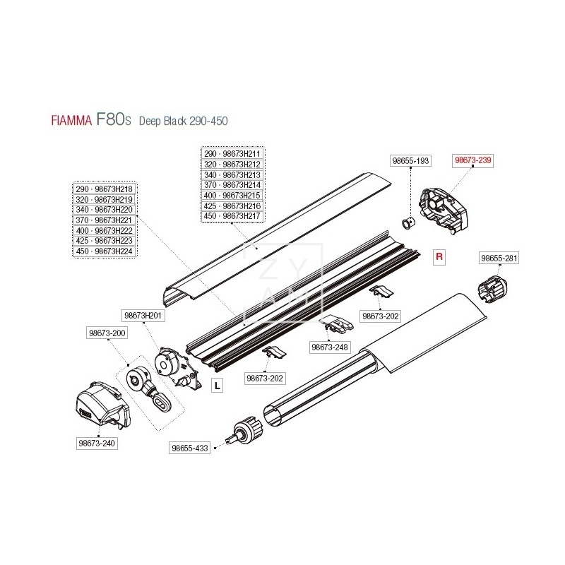 TAPA DERECHA F80S D.B. 290-450