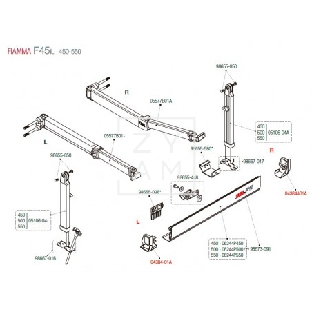 TAPA FRONTAL F45iL 450-550