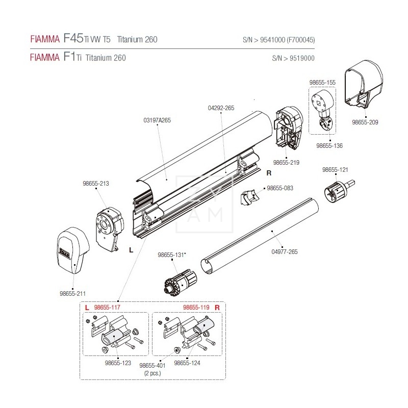 SOPORTE BRAZO F45/F1