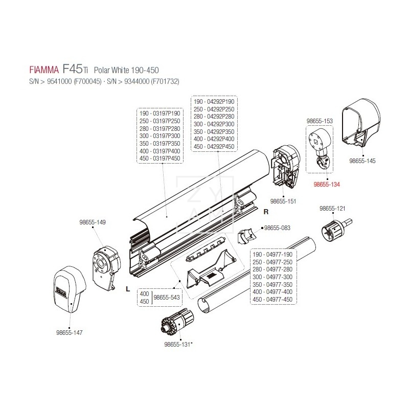 OJAL MOLINETE F45/F65/F70