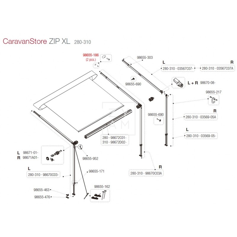 TOPE SACO CARAVANSTORE PAR