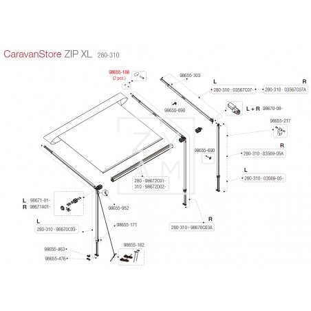 TOPE SACO CARAVANSTORE PAR