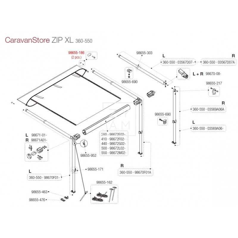 TOPE SACO CARAVANSTORE PAR