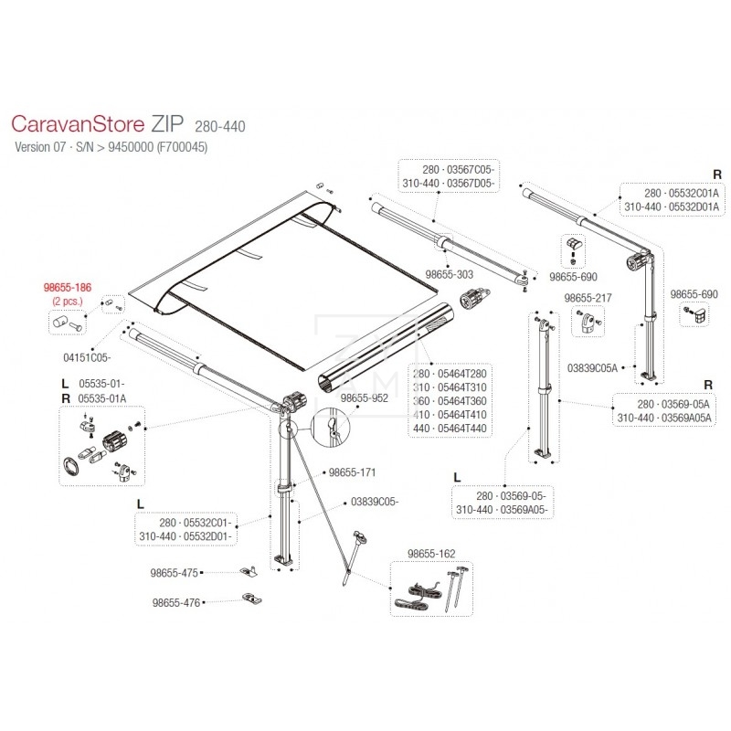 TOPE SACO CARAVANSTORE PAR