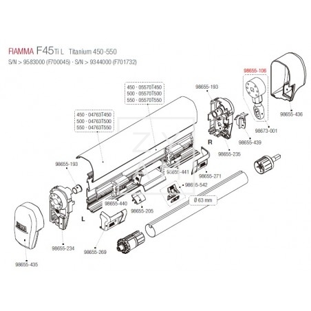 MOLINETE+OJAL F45/F65L 450-550