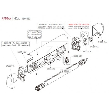 MOLINETE+OJAL F45/F65L 450-550