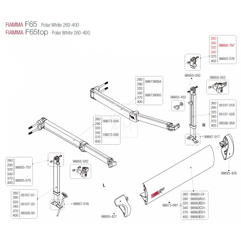 ACOPLE PATA F45/F65/F1