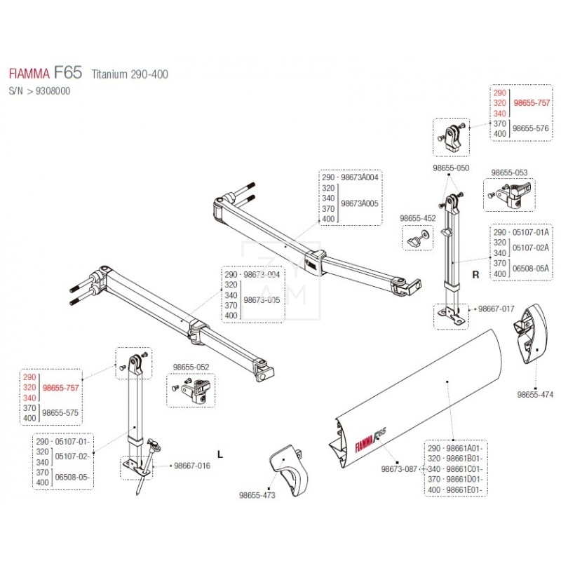 ACOPLE PATA F45/F65/F1