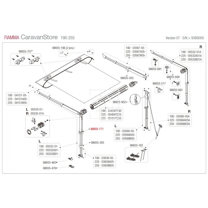 KIT BLOQUEO PATA F35/F45/CARAVANSTORE