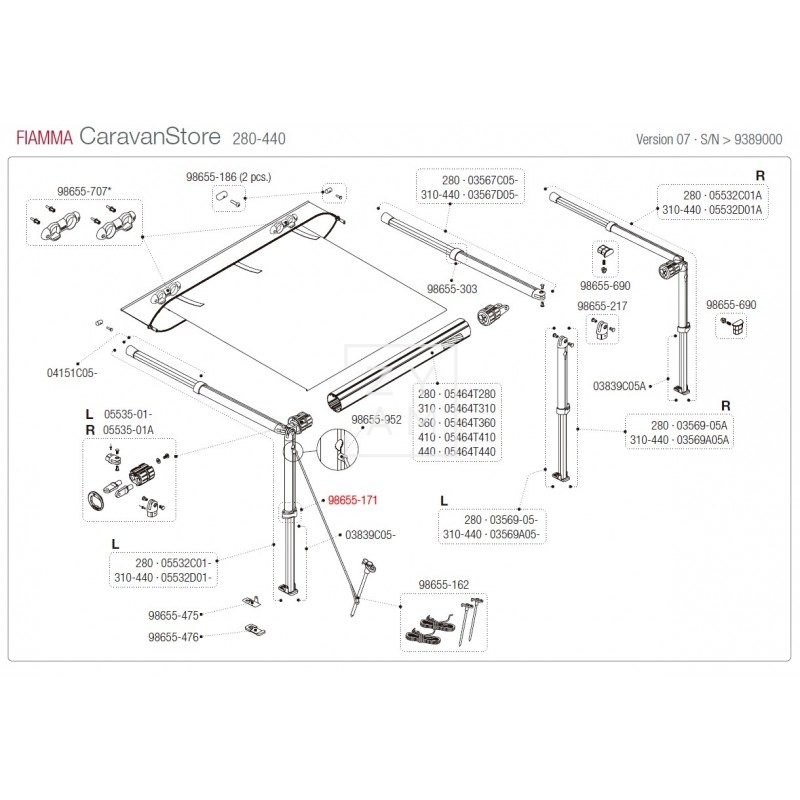 KIT BLOQUEO PATA F35/F45/CARAVANSTORE