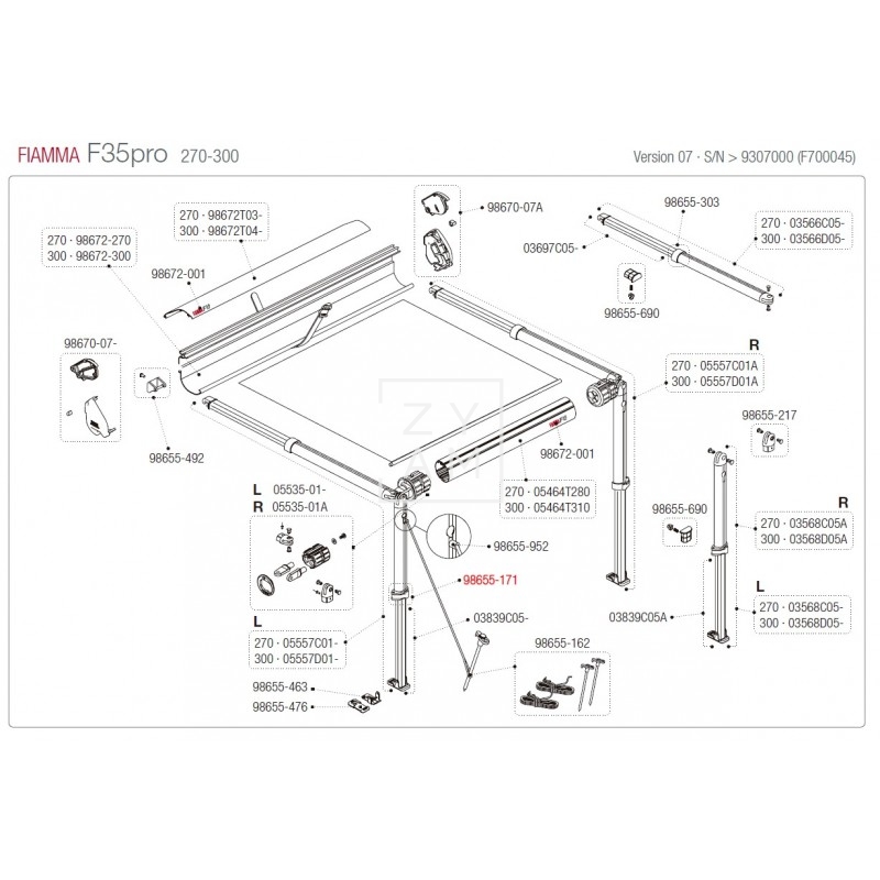 KIT BLOQUEO PATA F35/F45/CARAVANSTORE