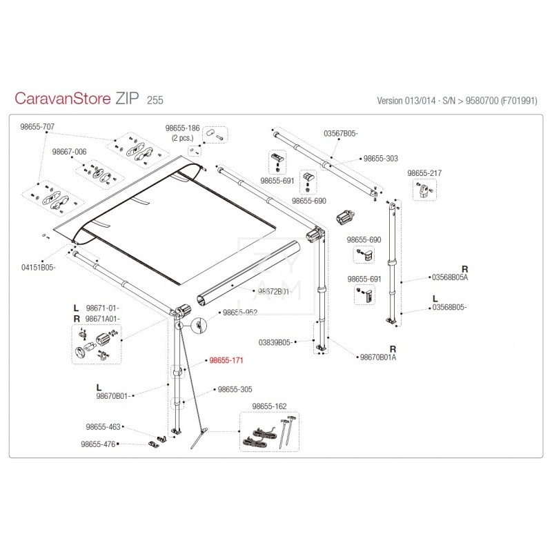 KIT BLOQUEO PATA F35/F45/CARAVANSTORE