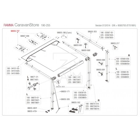 KIT SOPORTE RAFTER CARAVANSTORE