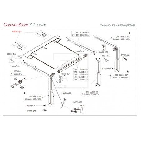 KIT SOPORTE RAFTER CARAVANSTORE