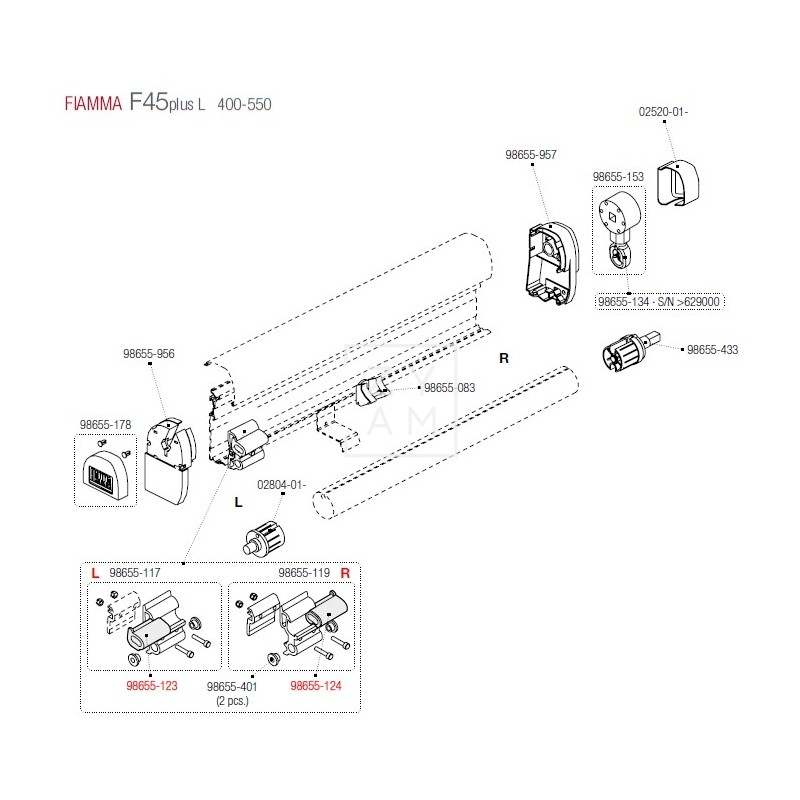 AMORTIGUADOR SHOCK ABSORVER F1/F45