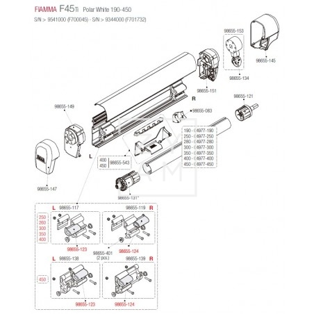 AMORTIGUADOR SHOCK ABSORVER F1/F45