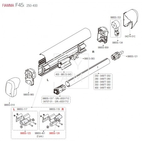 AMORTIGUADOR SHOCK ABSORVER F1/F45