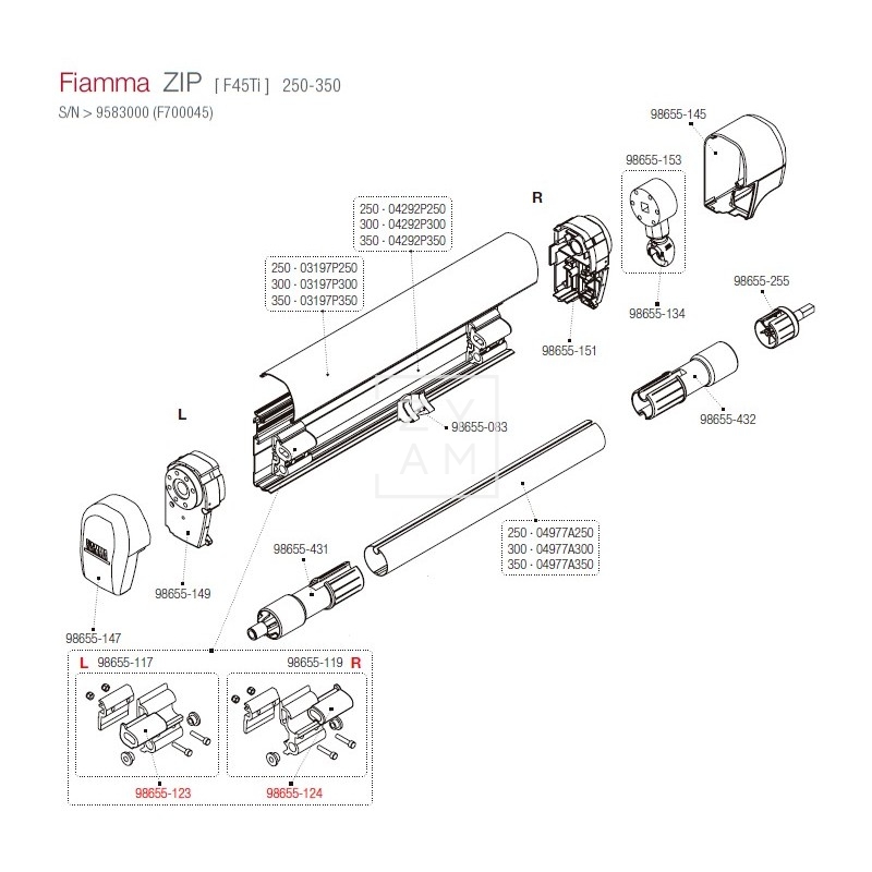 AMORTIGUADOR SHOCK ABSORVER F1/F45