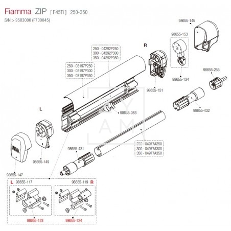 AMORTIGUADOR SHOCK ABSORVER F1/F45