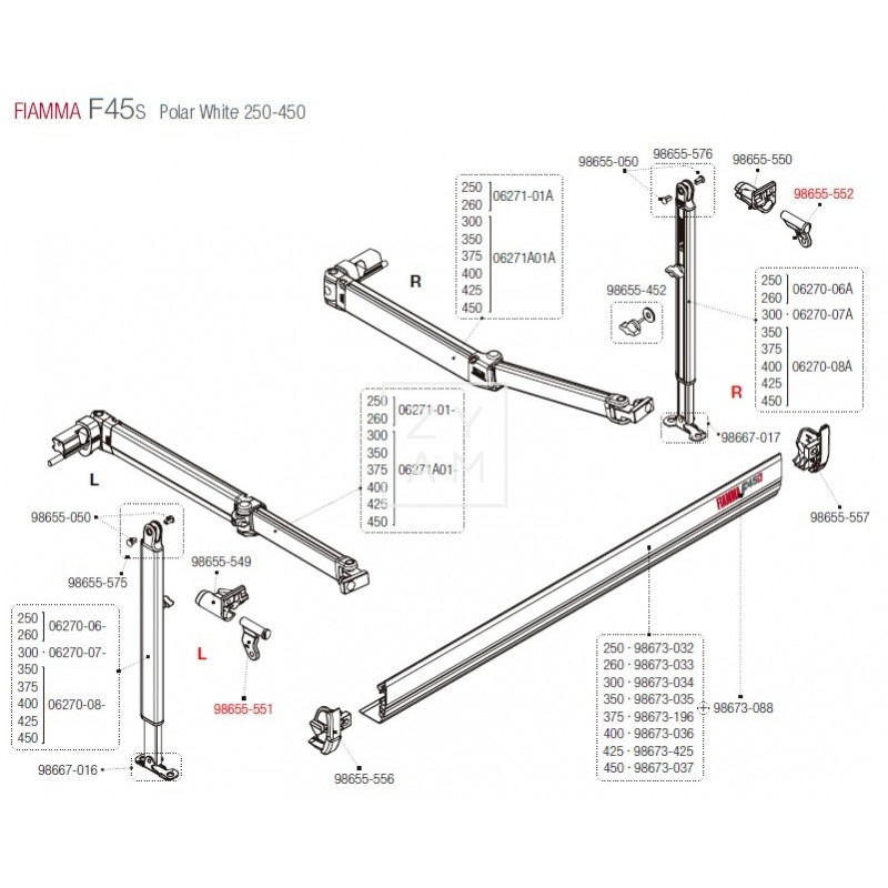 SOPORTE PATA F45S/F70