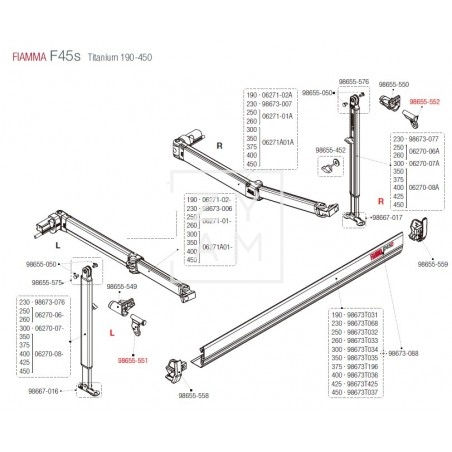 SOPORTE PATA F45S/F70