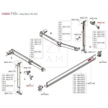 SOPORTE PATA F45S/F70