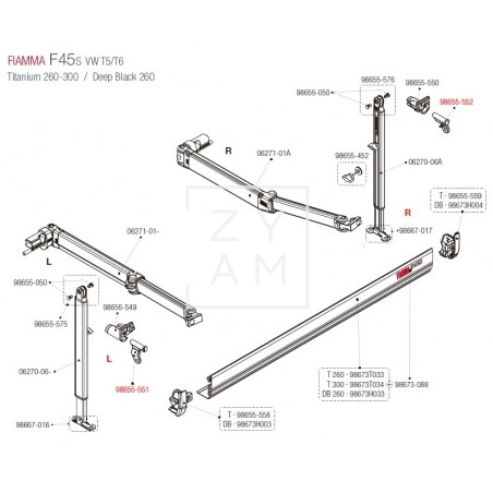 SOPORTE PATA F45S/F70