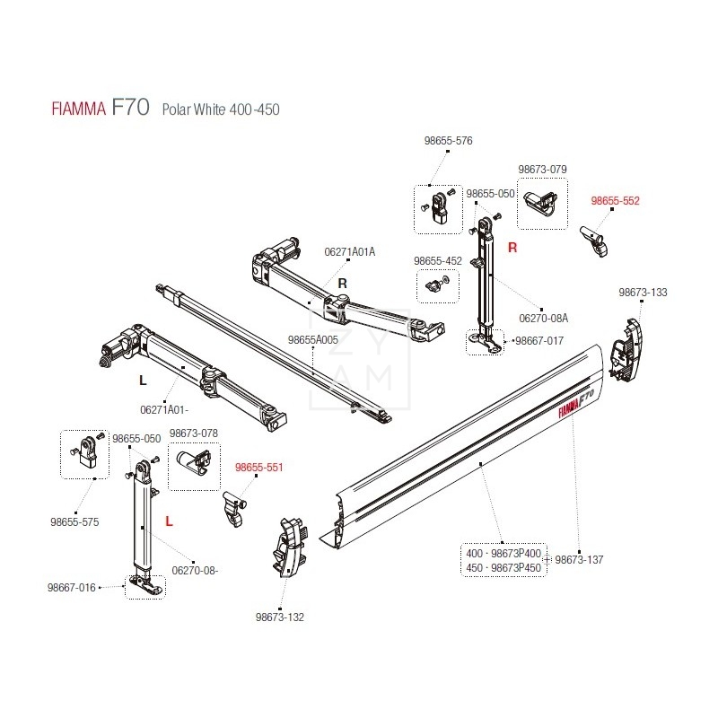 SOPORTE PATA F45S/F70