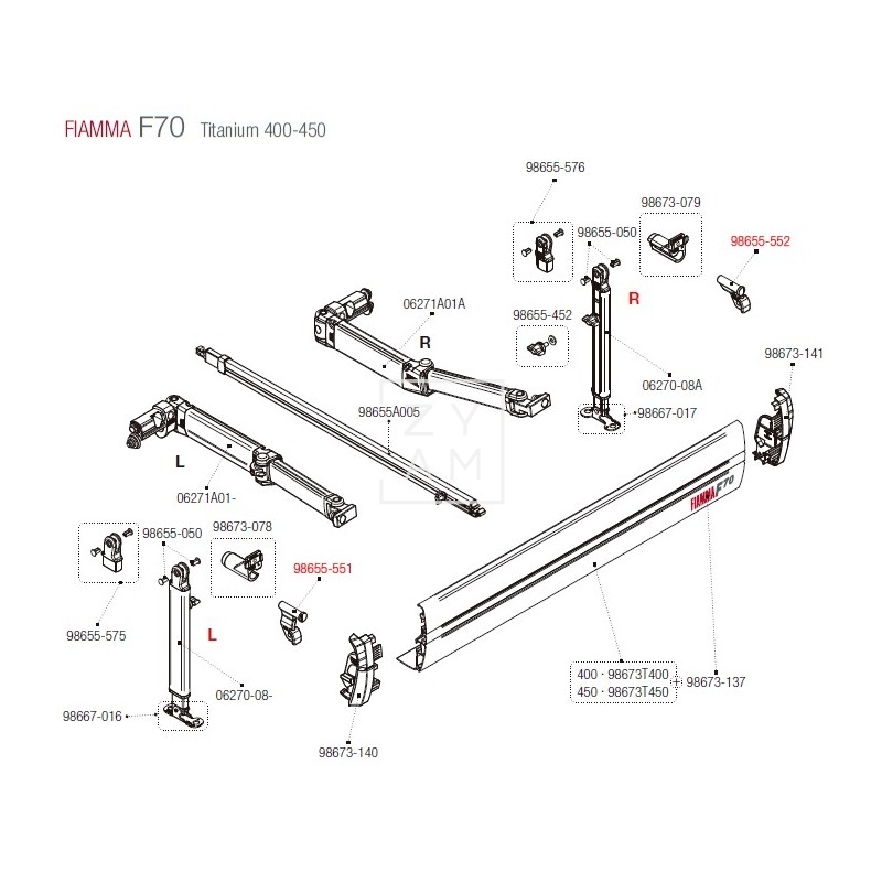 SOPORTE PATA F45S/F70