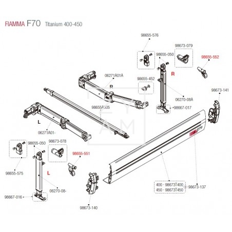 SOPORTE PATA F45S/F70