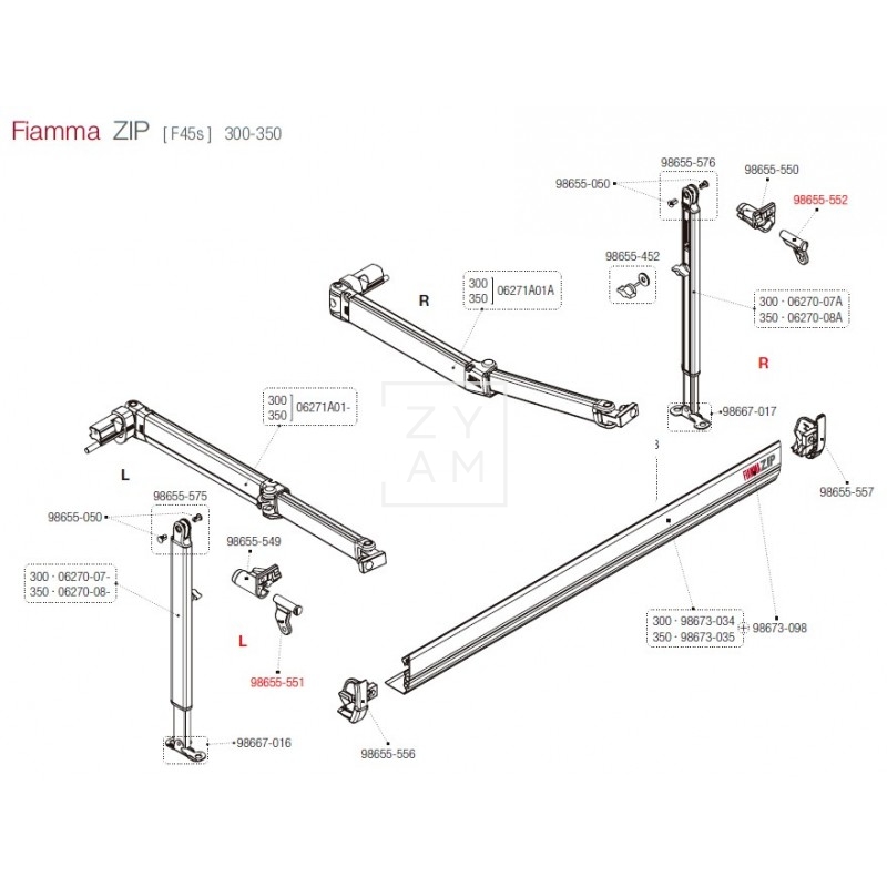 SOPORTE PATA F45S/F70