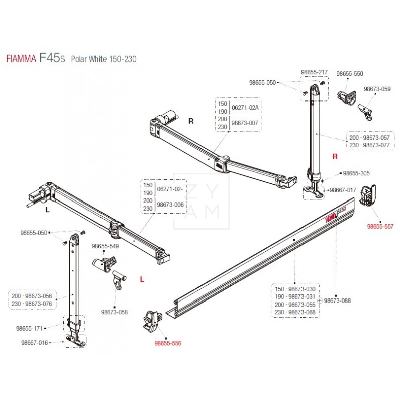 TAPA FRONTAL F45S P.W.
