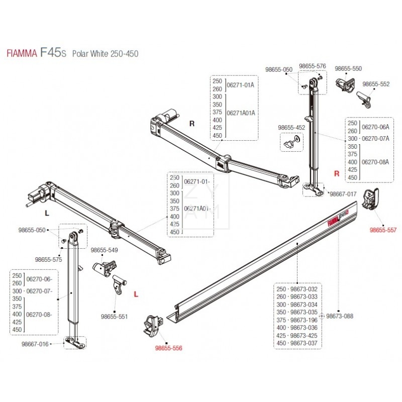 TAPA FRONTAL F45S P.W.