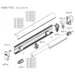 Tapa F45S Titanium