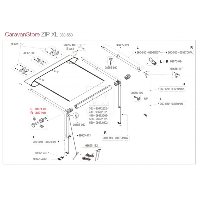ROTULA F35/CARAVANSTORE