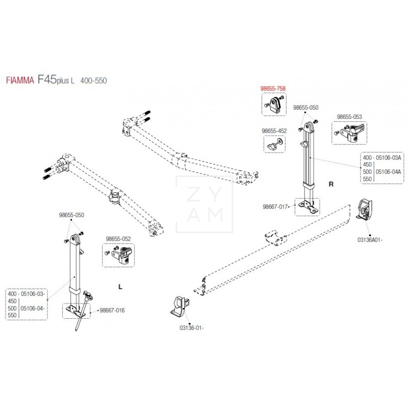 ACOPLE PATA F45IL/F45PLUSL