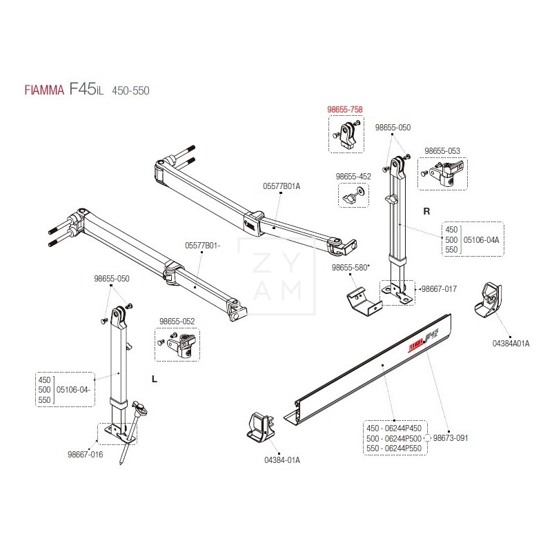 ACOPLE PATA F45IL/F45PLUSL