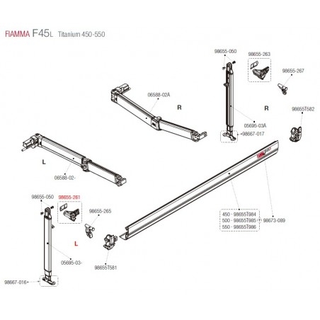 ARTICULACION F45L/F45TIL 450-550