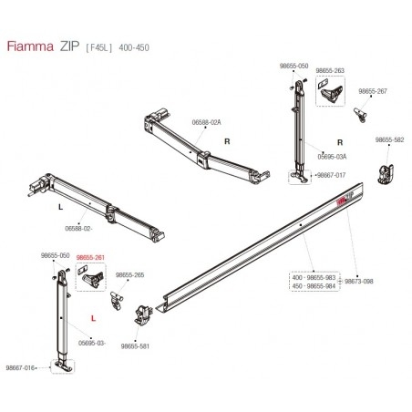 ARTICULACION F45L/F45TIL 450-550